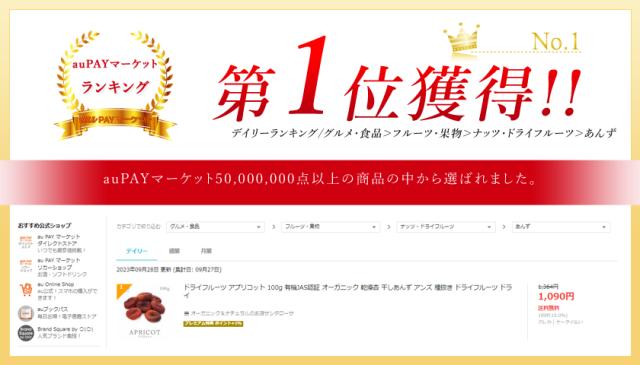 ランキング一位画像