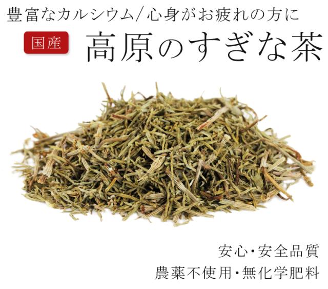 完全無農薬・無肥料の自然栽培　スギナ茶