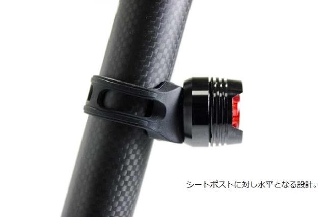 サイクルライト テールライト LED 赤色灯 尾灯 リアライト 電池式