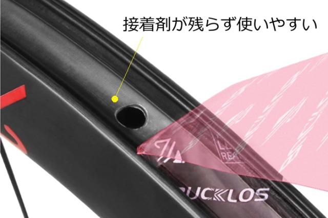 チューブレスレディ リムテープ チューブレステープ ロードバイク