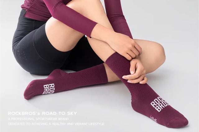 サイクリングソックス ロックブロス ロードバイク サイクルウェア シンプル おしゃれ スポーツソックス トレラン 登山 ウォーキング おすすめ 人気