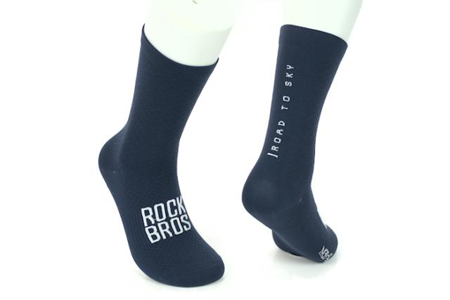 サイクリングソックス ロックブロス ロードバイク サイクルウェア シンプル おしゃれ スポーツソックス トレラン 登山 ウォーキング おすすめ 人気