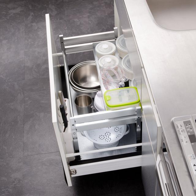 キッチン収納　下部分 お買い得 キッチン収納 水切り シンク下 コンロまわり収納 システム