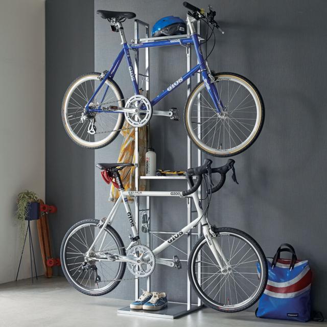 自転車 スタンド 2 台
