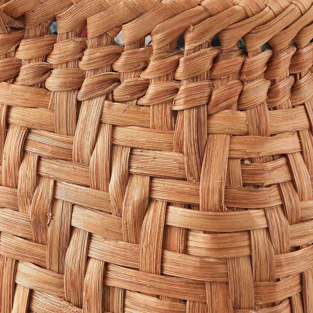 Fabric by ベストオブモリス 山葡萄のかごバッグ 交差編み バッグ かご