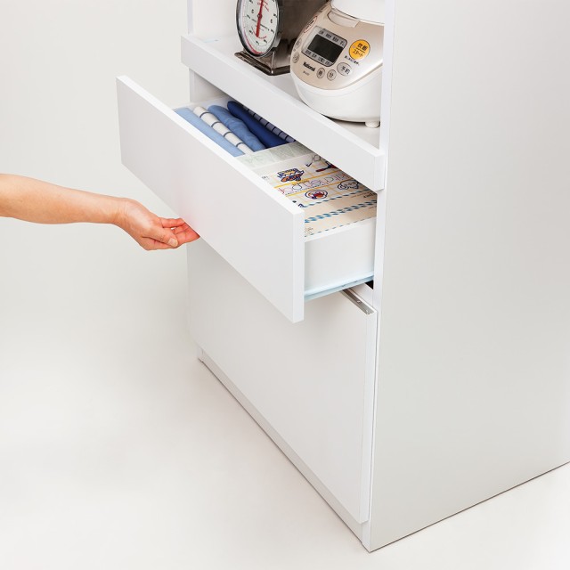 SALEHOT 家具 569922の通販はau PAY マーケット - ディノス au PAY マーケット店| 収納 キッチン収納 必要なものだけコンパクトに置ける ミニマリストのためのミニマルレンジ台 深引き出しタイプ 幅80cm 新作SALE