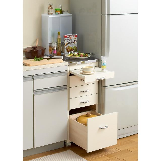 キッチンストッカー ステンレス天板隙間収納 Amazon｜ディノス キッチン収納 キッチンストッカー 隙間収納