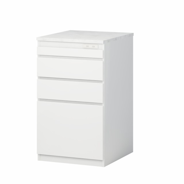 新作大人気 家具 H05009の通販はau PAY マーケット - ディノス au PAY マーケット店|商品ロッ 収納 キッチン収納 食器棚 キッチンストッカー 幅40cm奥行45cm(Marble Nome/マーブルノーム コンセント付き作業台) 人気SALESALE
