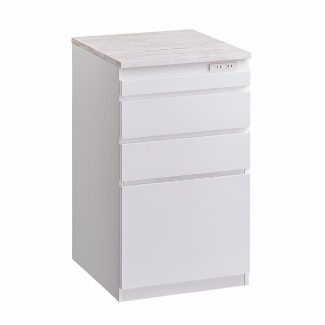 ンでの 家具 H05014の通販はau PAY マーケット - ディノス au PAY マーケット店|商品ロッ 収納 キッチン収納 食器棚 キッチンストッカー 幅50cm奥行55cm(Marble Nome/マーブルノーム コンセント付き作業台) しはスライ
