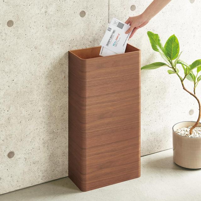 国産 インテリア雑貨 日用品 掃除用品 ゴミ箱 ダストボックス 曲木の薄型ダストボックス ハイ H 公式の Olsonesq Com