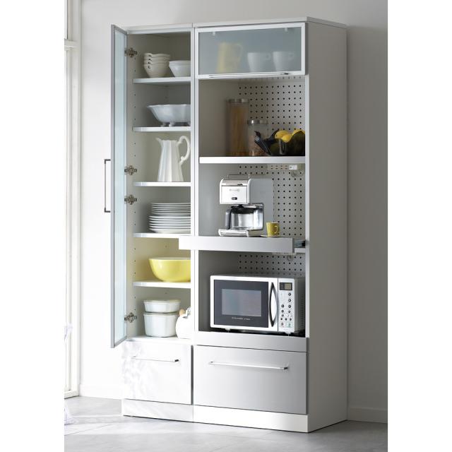 海外限定 食器棚 キッチン収納 収納 家具 Smartii H056 幅40cm キャビネット左開き ステンレスシリーズキッチン収納 スマート2 食器棚 キッチンボード Sutevalle Org