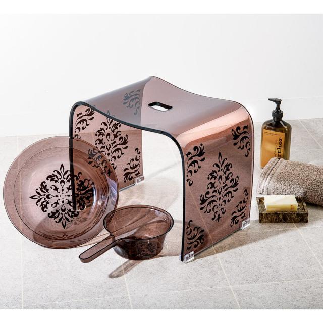 人気ブランドを インテリア雑貨 日用品 バス用品 トイレ用品 バスチェアｓ 高さ２５ｃｍ単品 アカンサス バスシリーズ バスチェア 想像を超えての Olsonesq Com