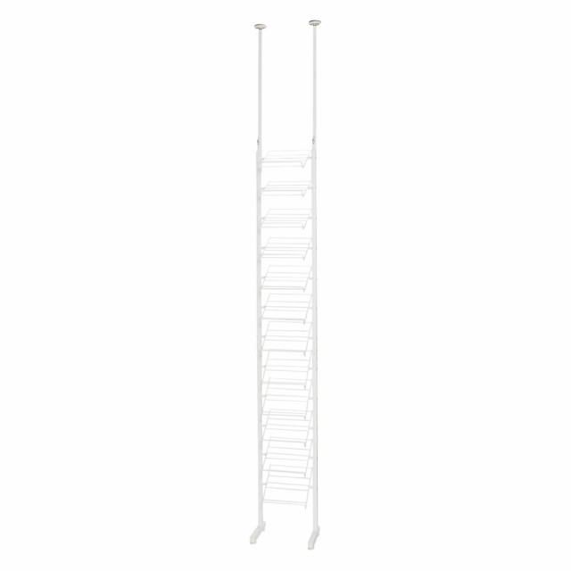 お得安い 家具 幅33cm 574104の通販はau PAY マーケット - ディノス au PAY マーケット店|商品ロットナ 収納 玄関収納 屋外収納 シューズラック ブーツスタンド ブルックリン風 突っ張りシューズラック1列 人気最新品