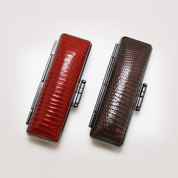 トカゲ革印鑑ケース