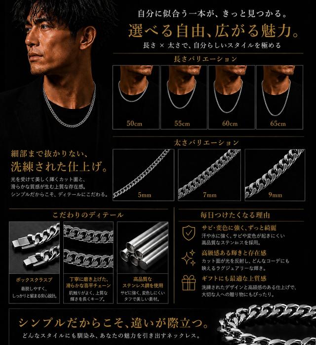 ネックレス メンズ