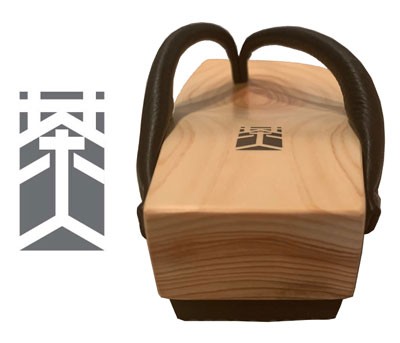 mizutori 水鳥工業 茶人 SA-07 スムース革／ホワイト メンズ 下駄