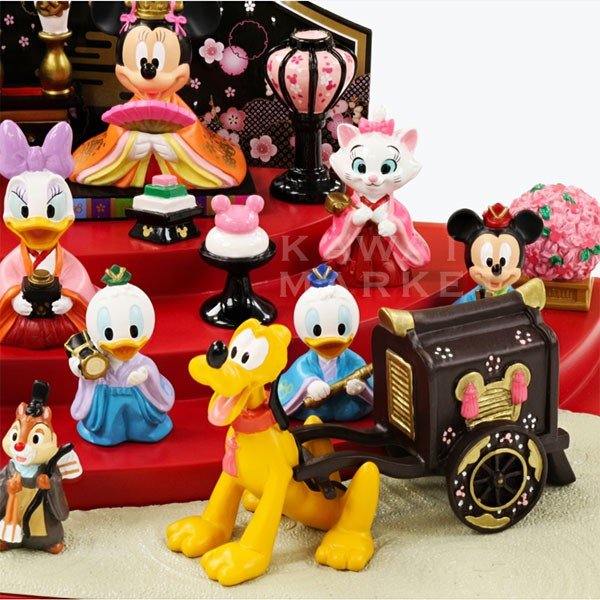 【2025公式】ミッキー ミニー ひな祭り フィギュアセット Disney ディズニー 雛人形 2025年版 東京ディズニーリゾート限定