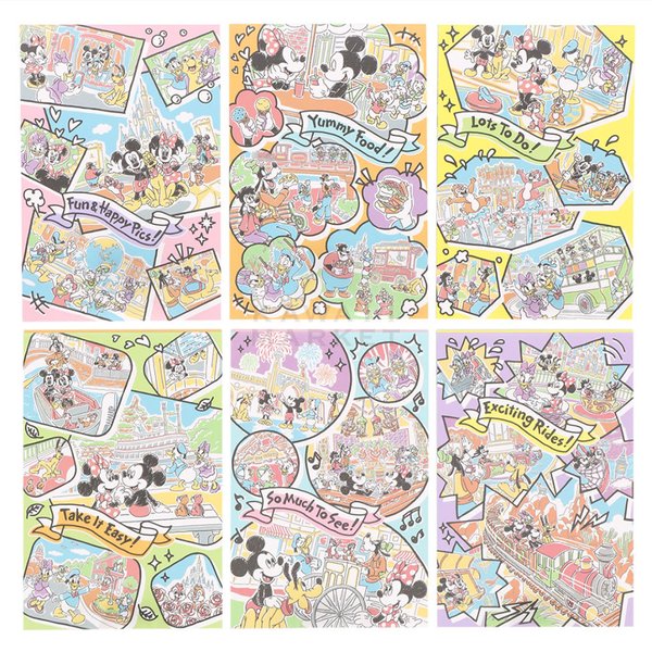 ディズニー　キャラクター　メモ　6個セット　まとめ売り 楽天市場】東京ディズニーリゾート ディズニー 通販 メモ 6個