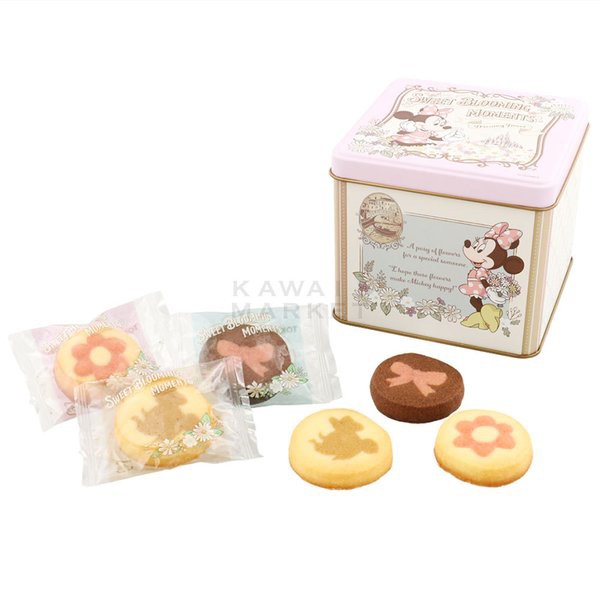 ミッキー＆ミニー 缶入りクッキー SWEET BLOOMING MOMENTS お
