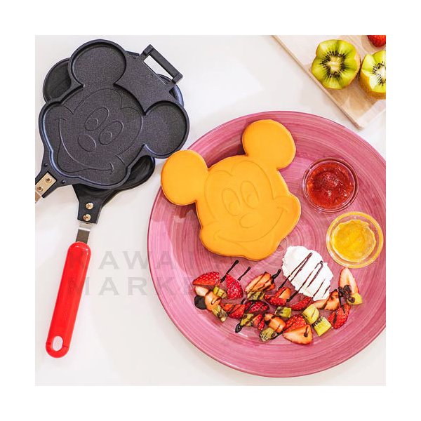 ミッキーマウス パンケーキメーカー キッチン用品 ホットケーキ