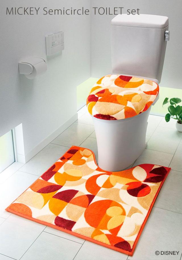 サイズでは トイレマット トイレ マット 便座 トイレタリーの通販はau Pay マーケット A La Mode 商品ロットナンバー セット フタカバー ディズニー ミッキー セミサークル ウォシュレット用 48 49 60 60 るデザイン
