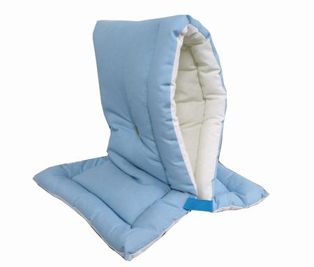 防災頭巾　ブルー