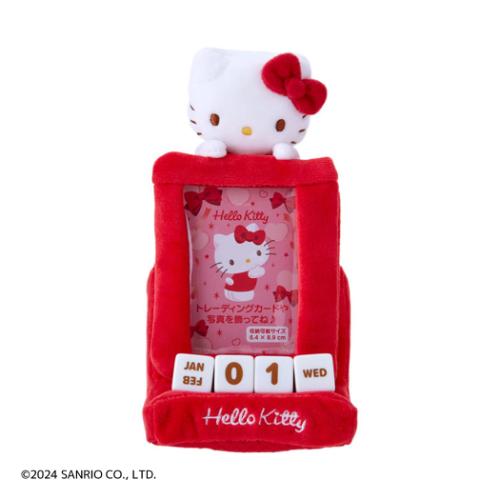 ハローキティ 2025Calendar KTミニぬいぐるみ万年カレンダー25 サンリオ キャラクター 令和7年暦