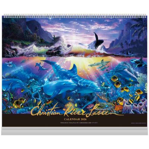 クリスチャン リース ラッセン 2026Calendar 壁掛けカレンダー2026年 インテリア 令和8年暦