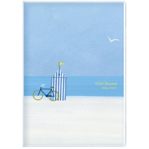葉祥明 B6ブロックウィークリー手帳2026 2026年週間ダイアリー Beyond the sea 令和8年手帖 グッズ メール便可