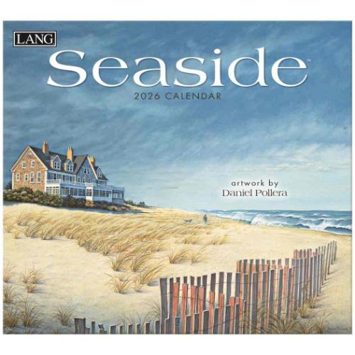 LANG ラング 2026 Calendar 壁掛けカレンダー2026年 Seaside Daniel Pollera インテリア 令和8年暦