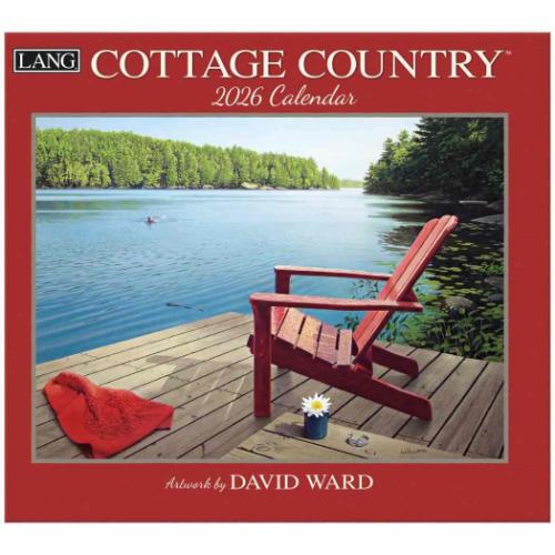 LANG ラング 2026 Calendar 壁掛けカレンダー2026年 Cottage Country David Ward インテリア 令和8年暦
