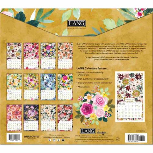 LANG ラング 2026 Calendar 壁掛けカレンダー2026年 Wild at Heart Barbra Ignatiev インテリア 令和8年暦