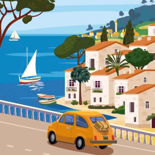 TUSHITA 2026 Calendar 壁掛けカレンダー2026年 Vintage Travel インテリア 令和8年暦