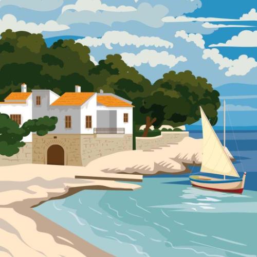 TUSHITA 2026 Calendar 壁掛けカレンダー2026年 Vintage Travel インテリア 令和8年暦