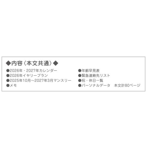 ポケットモンスター B6マンスリー手帳2026 2026年月間ダイアリー ピカチュウ　整列チラシ ポケモン 10月始まり 令和8年手帖 メール便可
