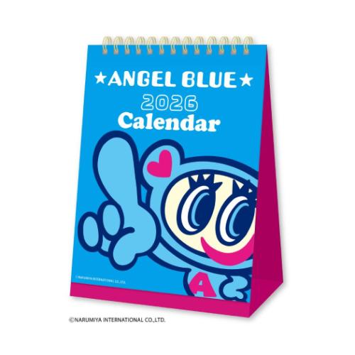 エンジェルブルー 2026Calendar 卓上カレンダー2026年 卓上 スケジュール インテリア 令和8年暦 メール便可