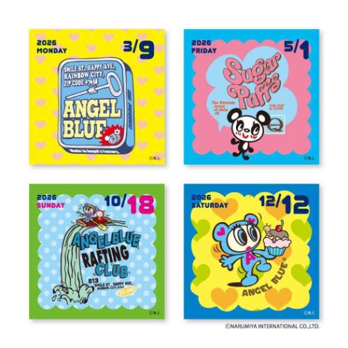 エンジェルブルー 2026Calendar 卓上カレンダー2026年 日めくり インテリア 令和8年暦