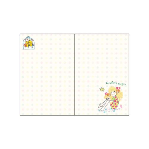 水森亜土 B7マンスリー手帳2026 2026年月間ダイアリー ピンク キャラクター 令和8年手帖 メール便可