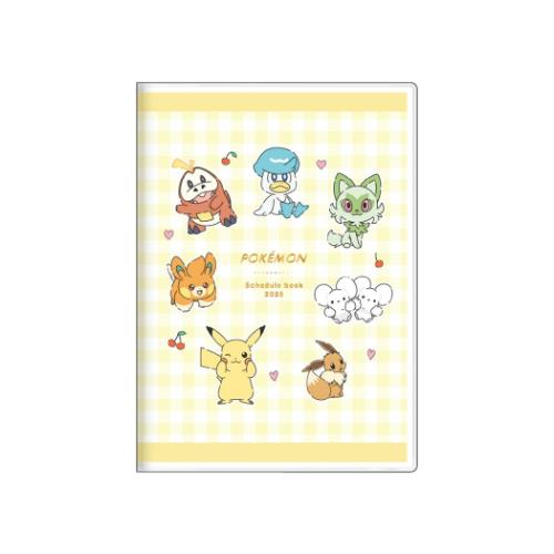 ポケットモンスター B6マンスリー手帳2026 2026年月間ダイアリー 集合 ポケモン キャラクター 令和8年手帖 メール便可