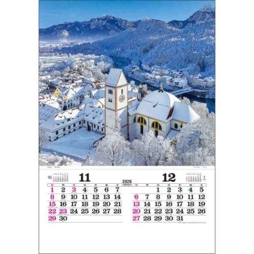 トーハン DX 世界の情景 フイルム 2026 Calendar 壁掛けカレンダー2026年 フィルム フォト インテリア 令和8年暦