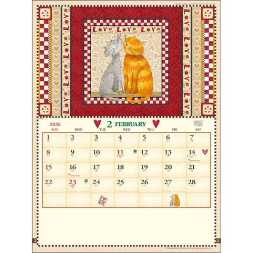 デビー マム アメリカン カントリー 2026 Calendar 壁掛けカレンダー2026年 フォト 実用 書き込み 令和8年暦