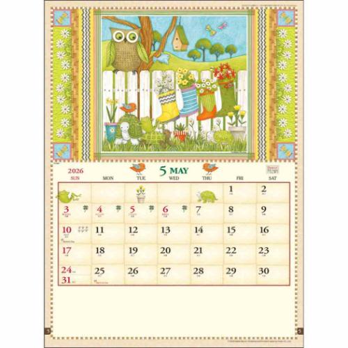 デビー マム アメリカン カントリー 2026 Calendar 壁掛けカレンダー2026年 フォト 実用 書き込み 令和8年暦