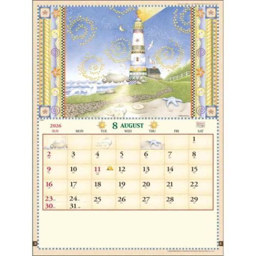 デビー マム アメリカン カントリー 2026 Calendar 壁掛けカレンダー2026年 フォト 実用 書き込み 令和8年暦