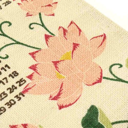 ジュートカレンダー ガーデンロータス 2026Calendar 壁掛けカレンダー2026年 BLEACH インテリア 令和8年暦 メール便可