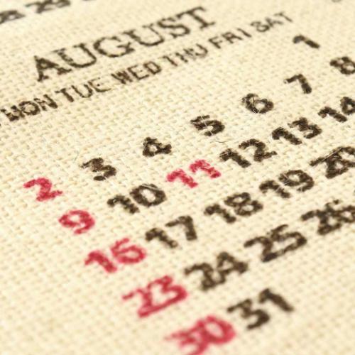 ジュートカレンダー ガーデンロータス 2026Calendar 壁掛けカレンダー2026年 BLEACH インテリア 令和8年暦 メール便可