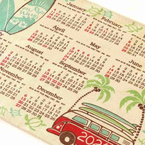 ジュートカレンダー サーファーバス 2026Calendar 壁掛けカレンダー2026年 BLEACH インテリア 令和8年暦 メール便可