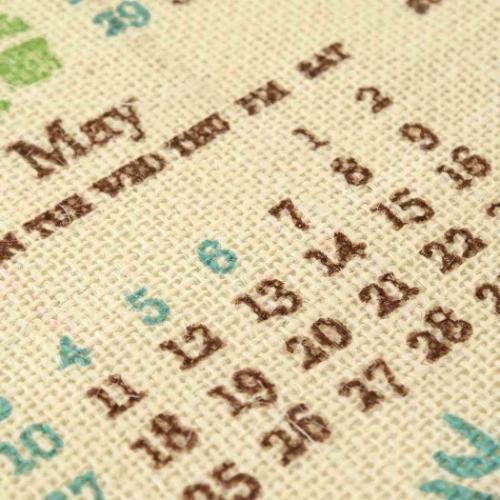 ジュートカレンダー パインパーティー 2026Calendar 壁掛けカレンダー2026年 BLEACH インテリア 令和8年暦 メール便可