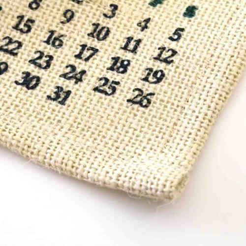 ジュートカレンダー ハワイアンタパ 2026Calendar 壁掛けカレンダー2026年 BLEACH インテリア 令和8年暦 メール便可