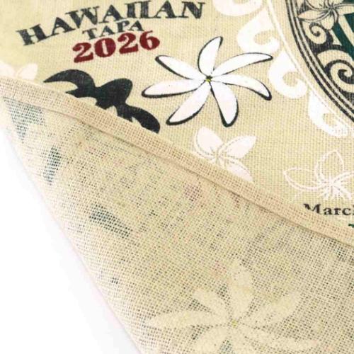 ジュートカレンダー ハワイアンタパ 2026Calendar 壁掛けカレンダー2026年 BLEACH インテリア 令和8年暦 メール便可