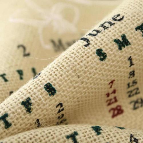 ジュートカレンダー ハワイアンタパ 2026Calendar 壁掛けカレンダー2026年 BLEACH インテリア 令和8年暦 メール便可